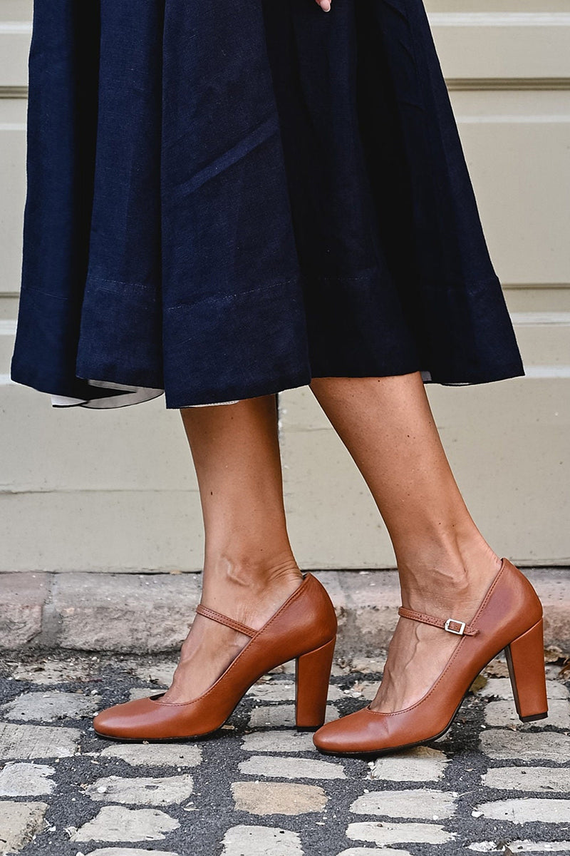 Bravina | Dagelijkse sandalen met bandje op een kleine hak