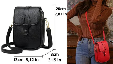 Noora™ | Retro leren tas