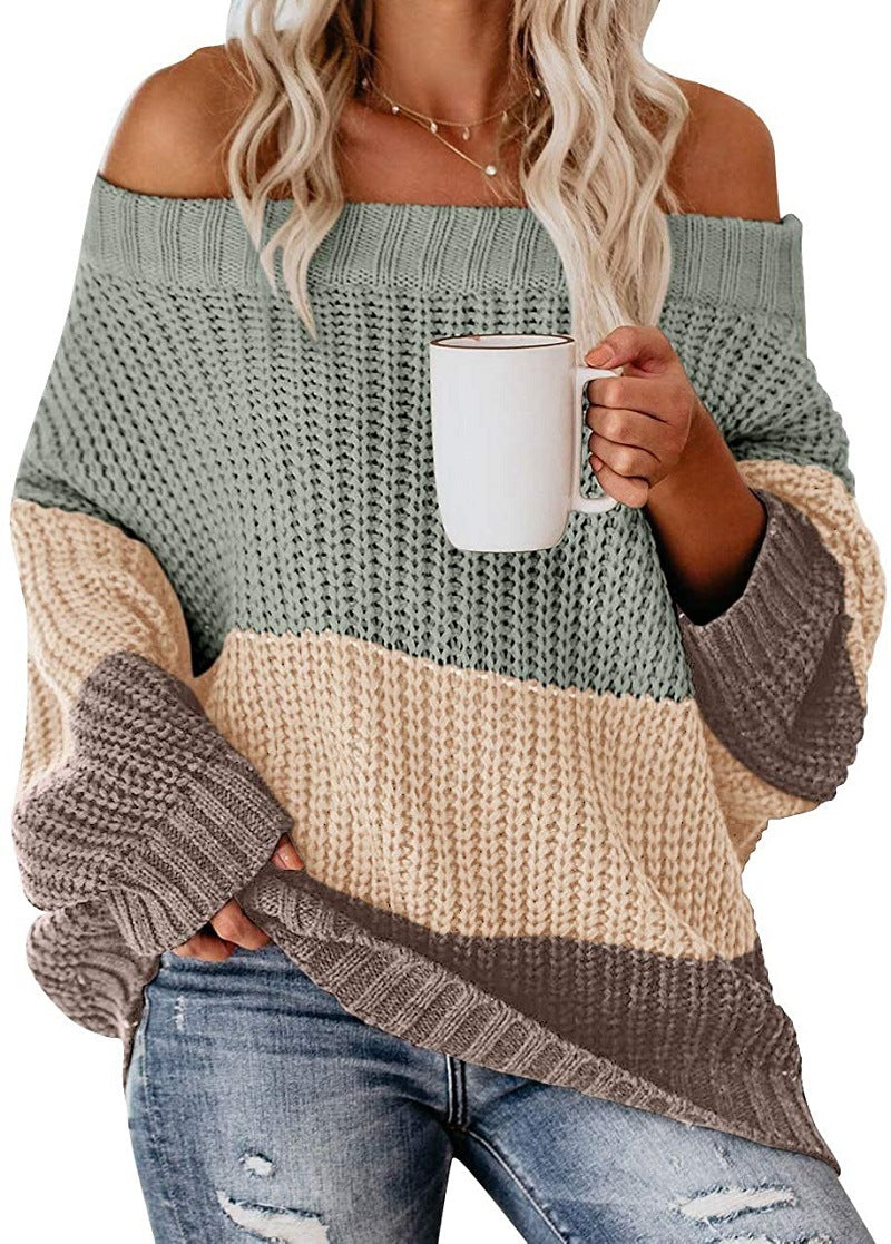 Dames Off Shoulder Casual Lange Mouwen Trui