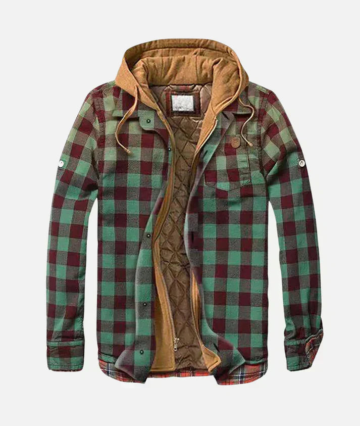 Alain â Patchwork jas met ruiten