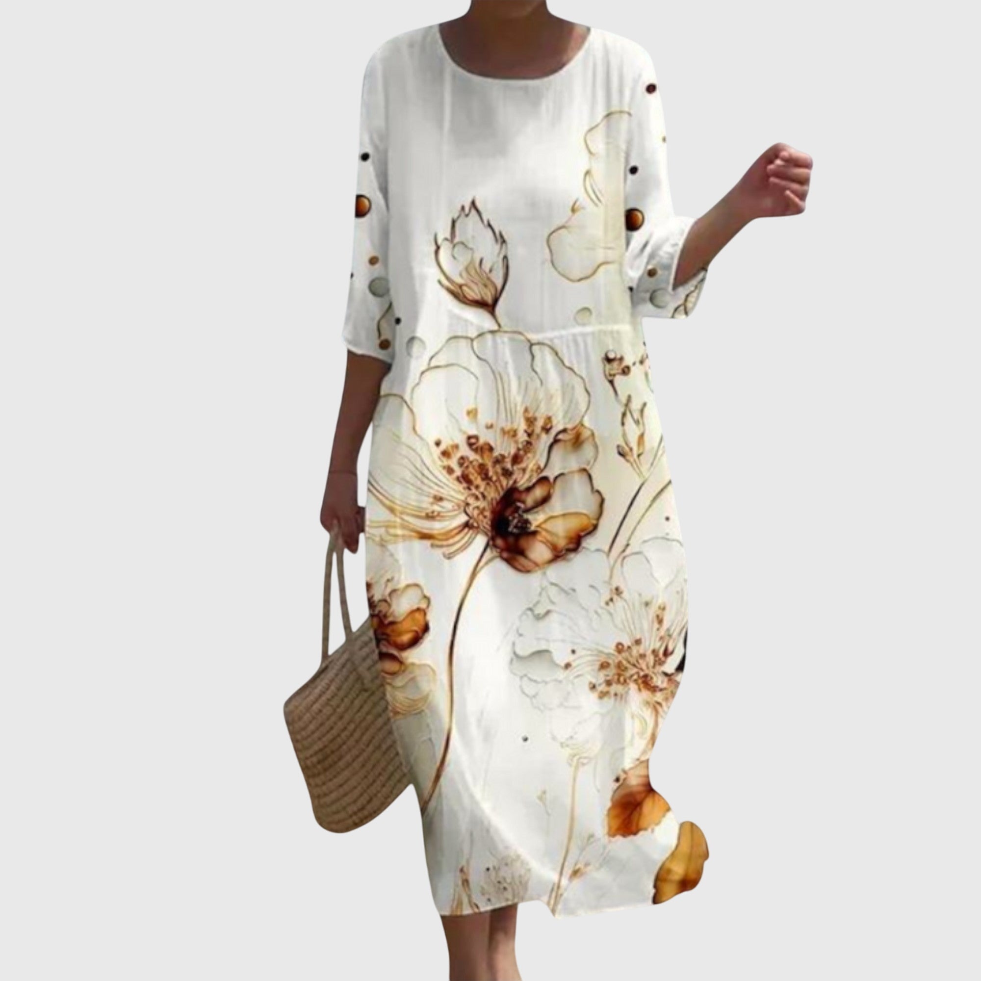 Hayley™ | Stijlvolle Bloemen Maxi Jurk