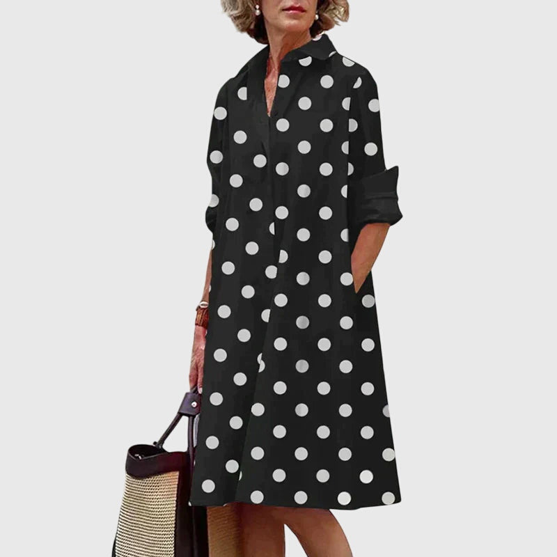Paige™ - Elegante Jurk Met Zakken