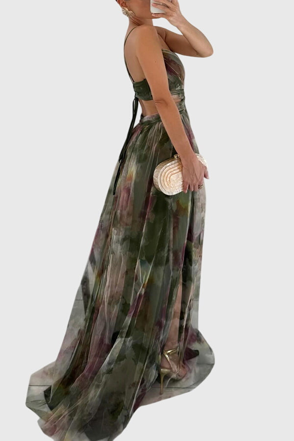 Giselle™ | Bloemen Maxi Jurk