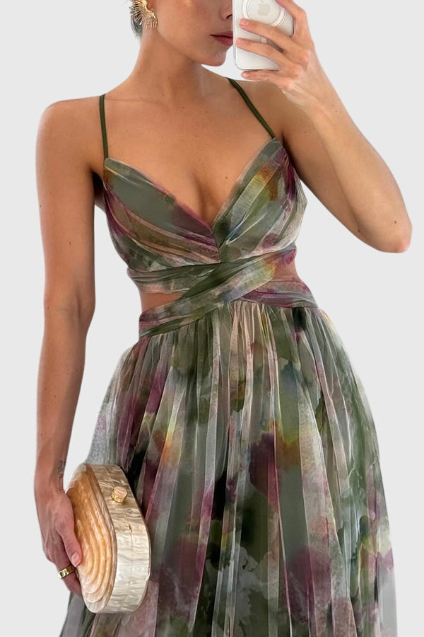 Giselle™ | Bloemen Maxi Jurk