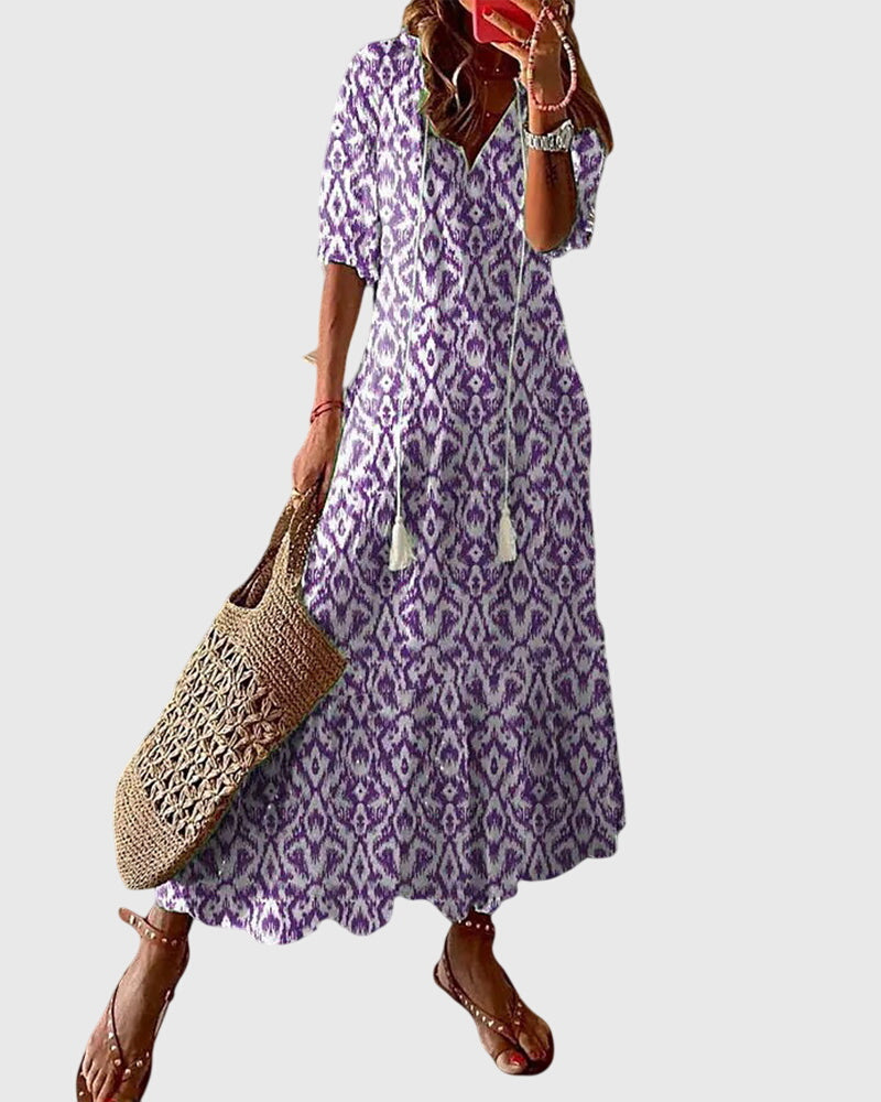 Amalia™ | Boho Vintage Zomerjurk