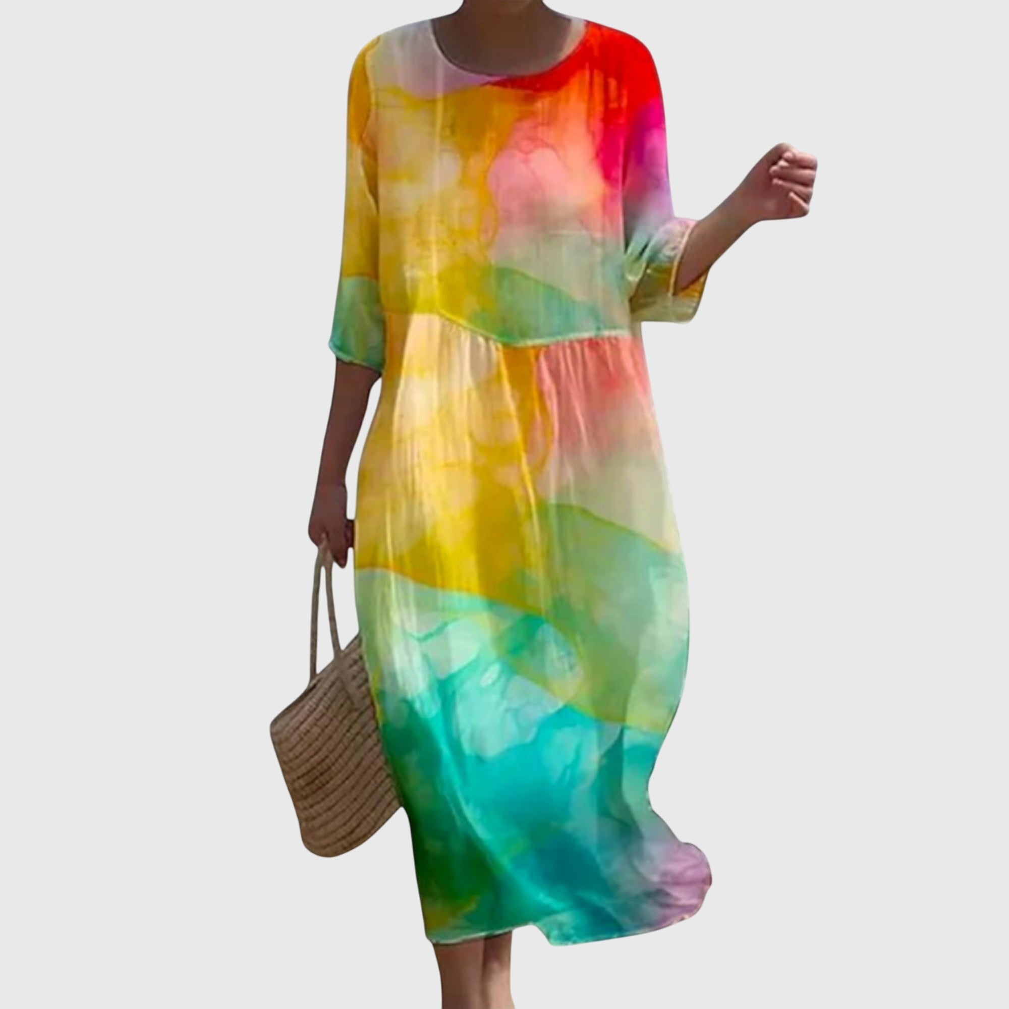 Hayley™ | Stijlvolle Bloemen Maxi Jurk