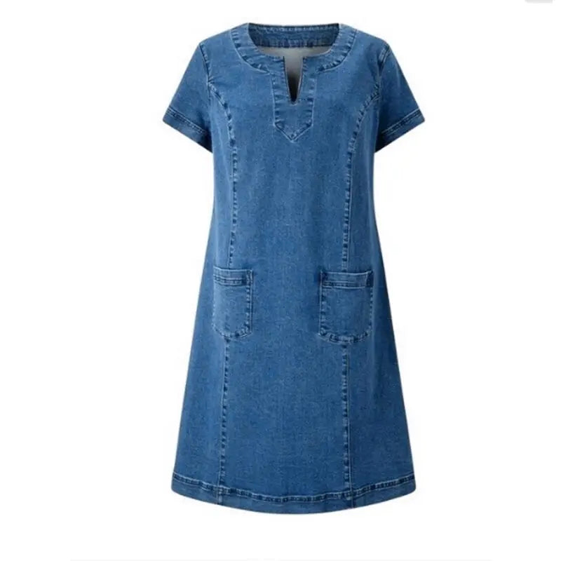 Sofia® | Zachte Denim Jurk