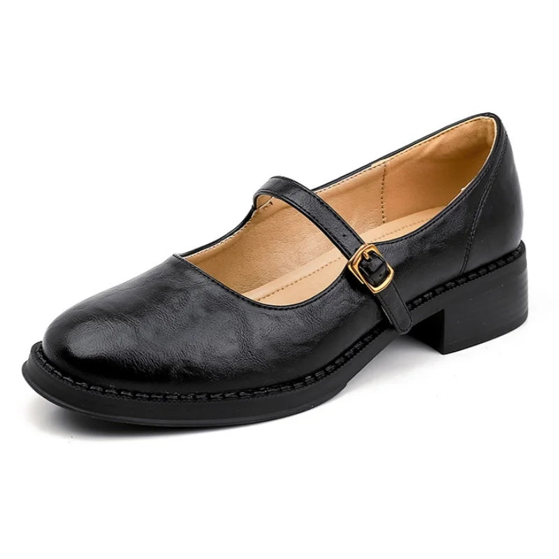 Mary-Jane™| Klassieke Comfort Mary Janes Gemaakt Van Leer