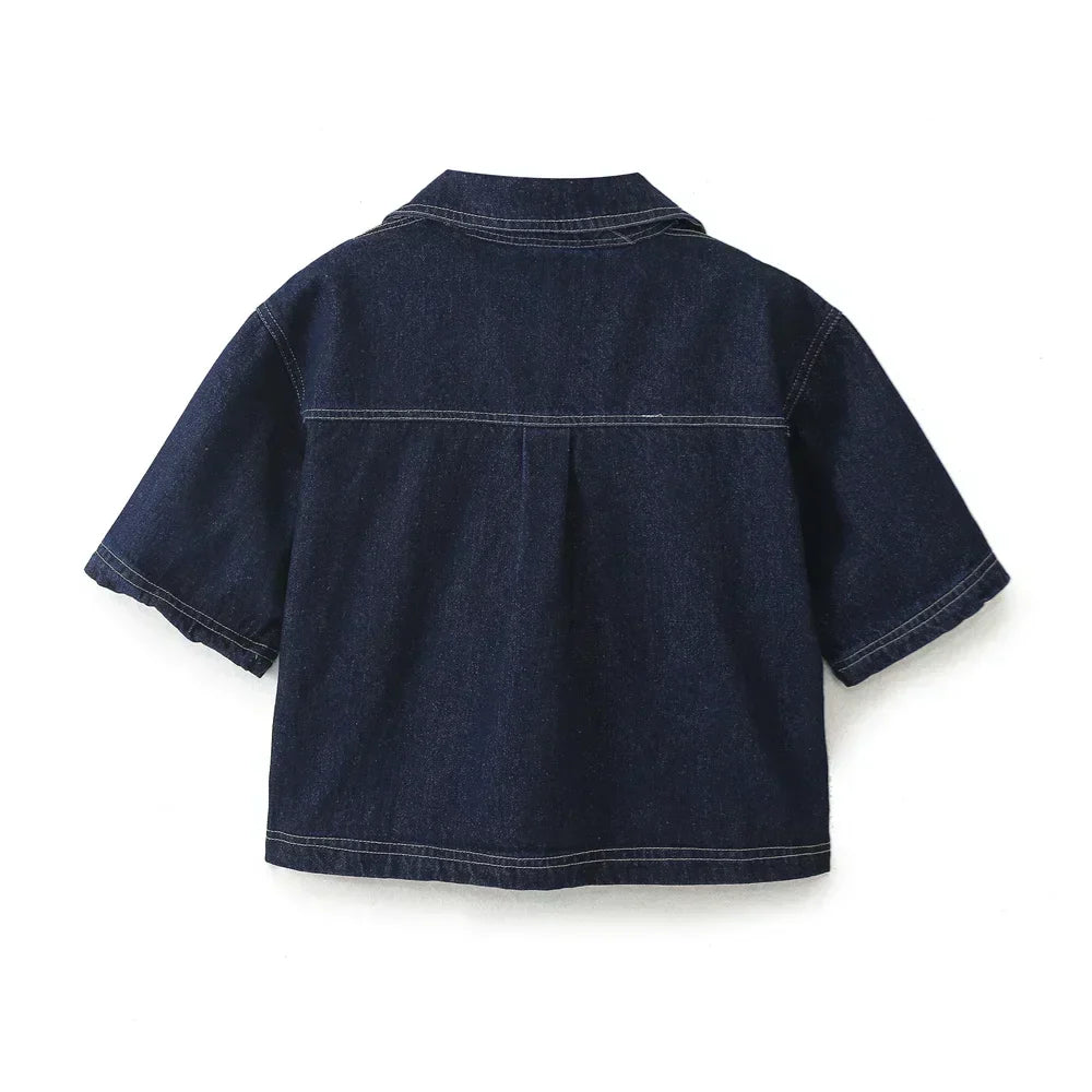 Sofia® | V-hals Denim Set