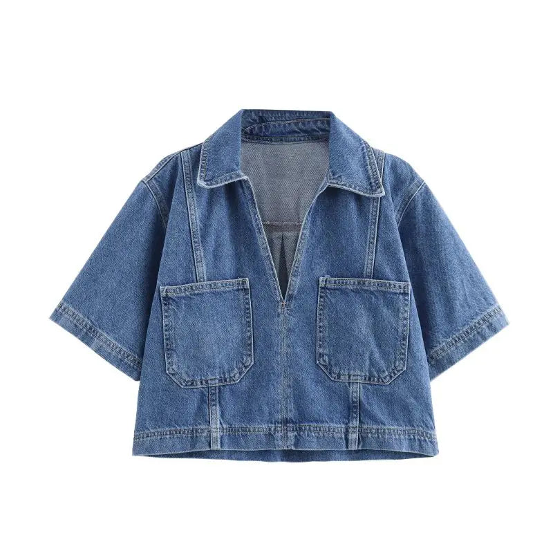 Sofia® | V-hals Denim Set