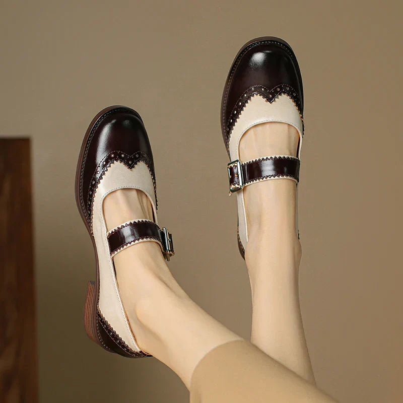 Mary-Jane™| Miana Leren Mary Janes