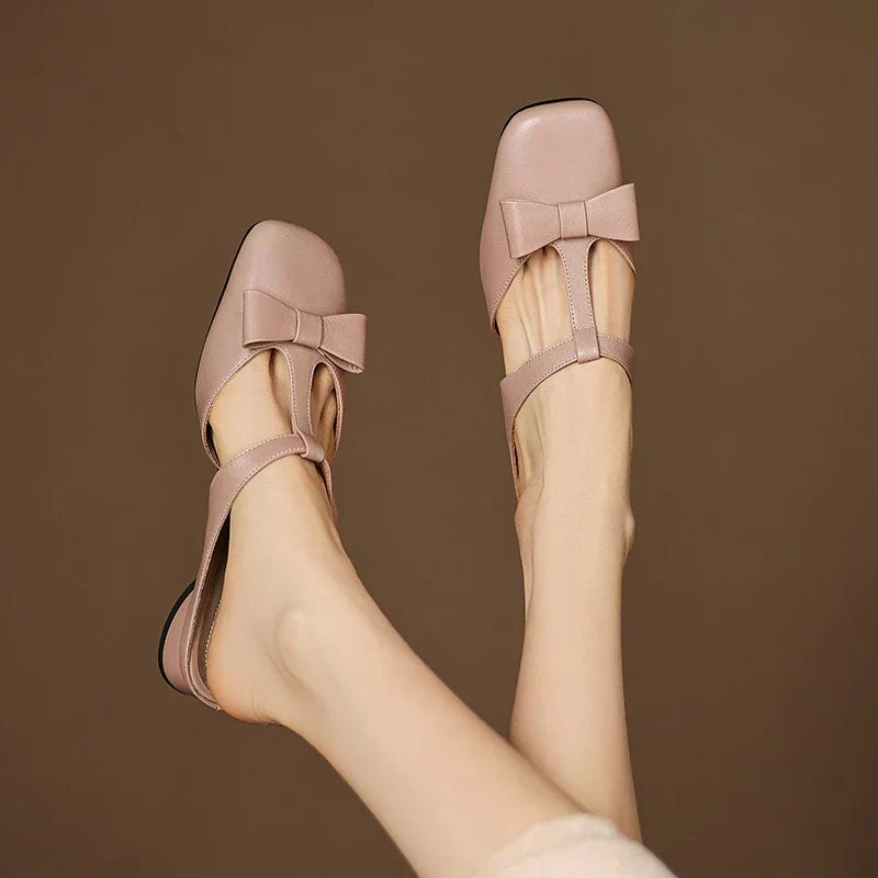 Lina Vierkante Teen Slippers