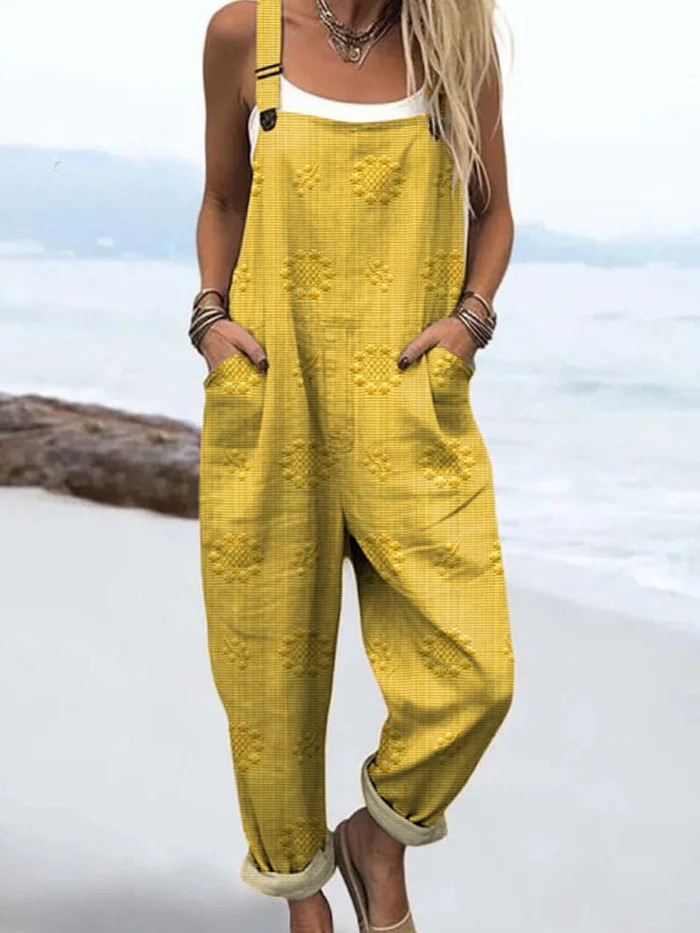 Petra™ – Artistieke Katoenen Jumpsuit