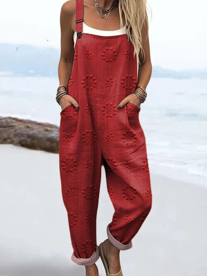 Petra™ – Artistieke Katoenen Jumpsuit