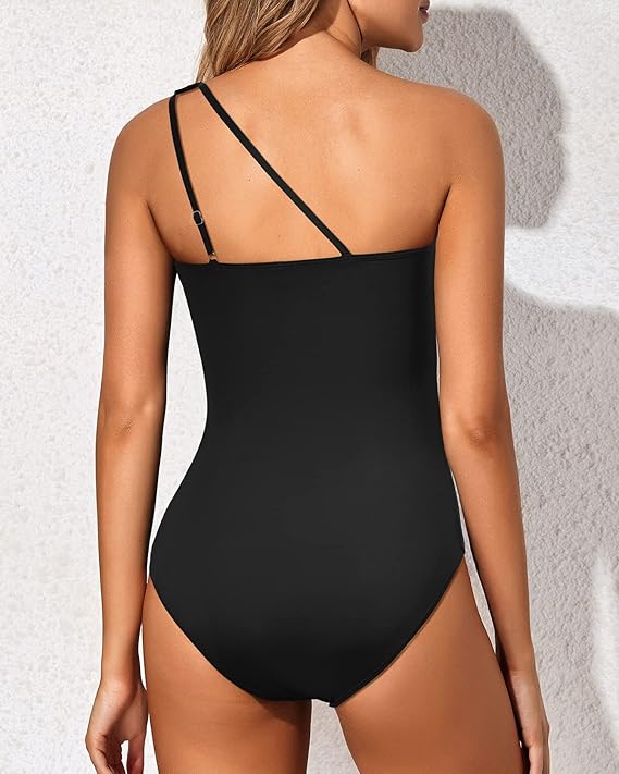 Gisela | Asymmetrische badpak met modieus one-shoulder ontwerp