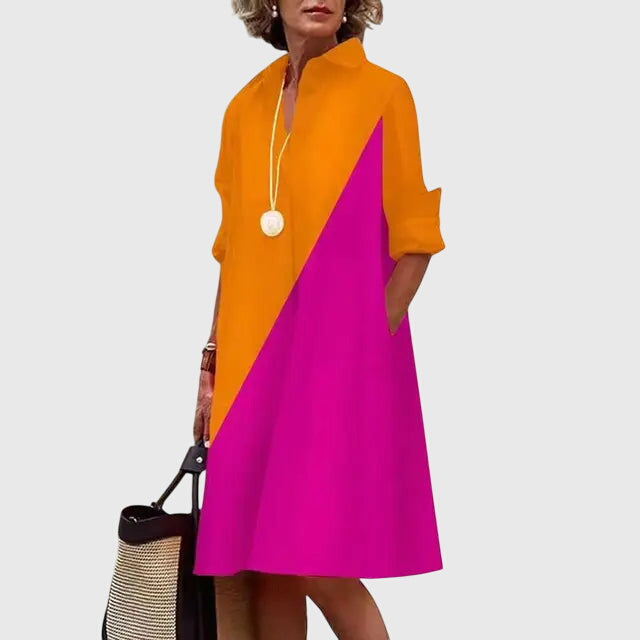 Paige™ - Elegante Jurk Met Zakken