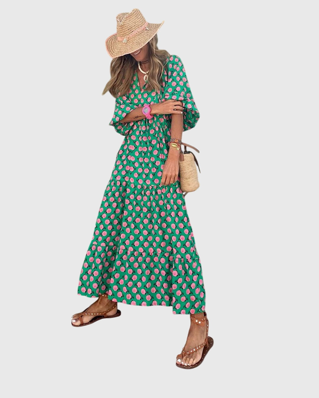 Sarah™ - Boho Maxi Jurk