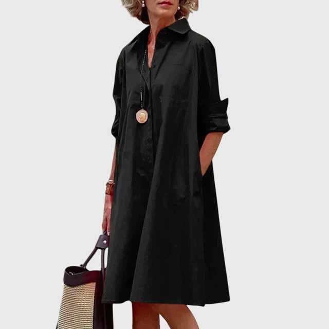Paige™ - Elegante Jurk Met Zakken