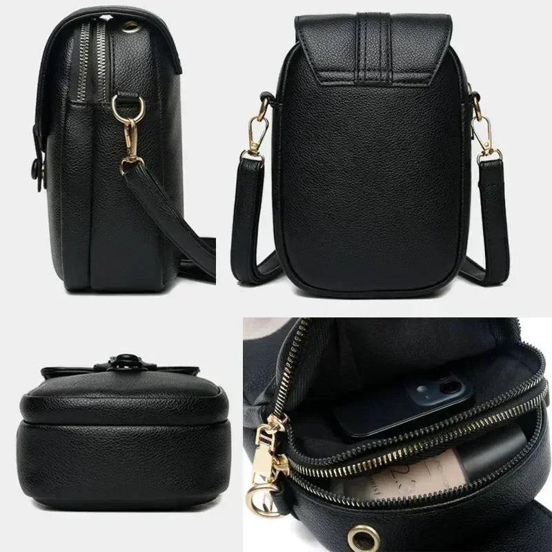 Noora™ | Retro leren tas