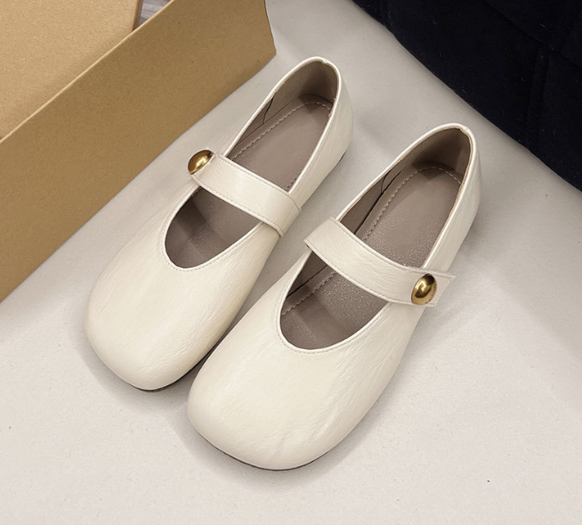 Mary-Jane™| Irene Leren Mary Janes