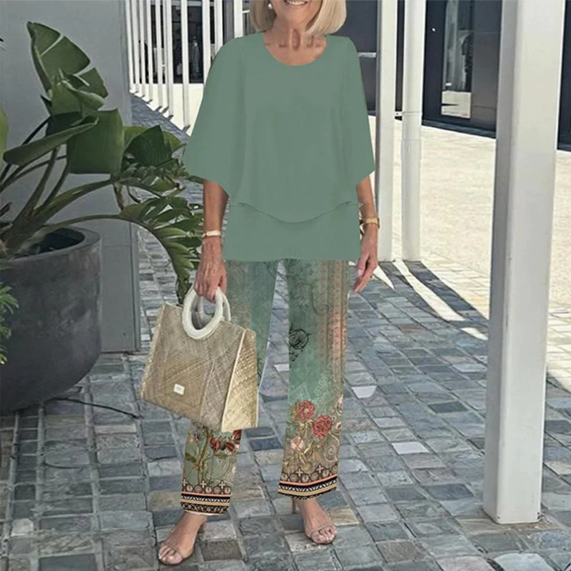 Megan | Bedrukte Lounge-Set