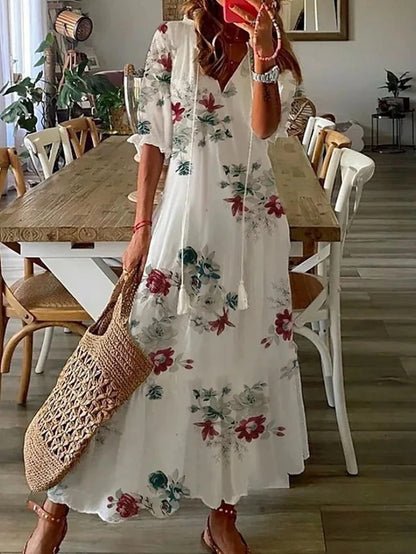 Luna | Moeiteloos Boho-jurk met flatterende snit