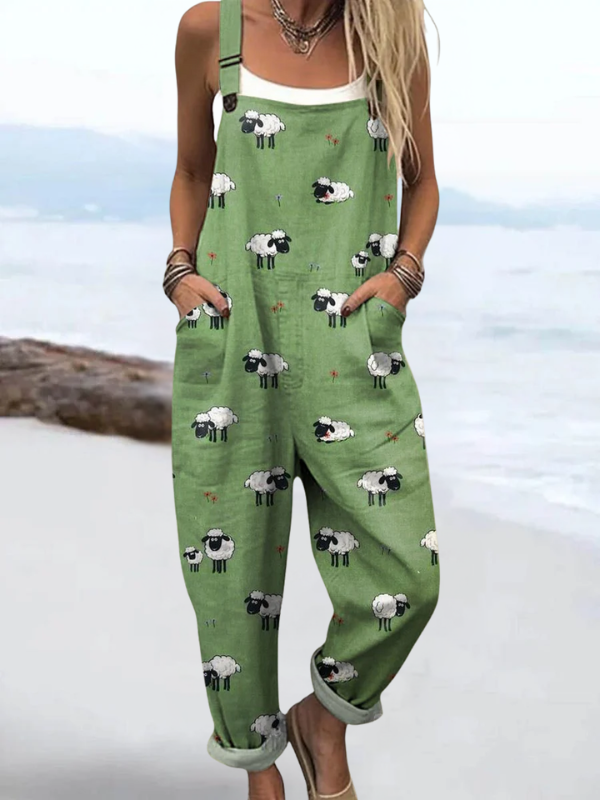 NOVA | FLORAL PATCHWORK DRAAGOVERALLS