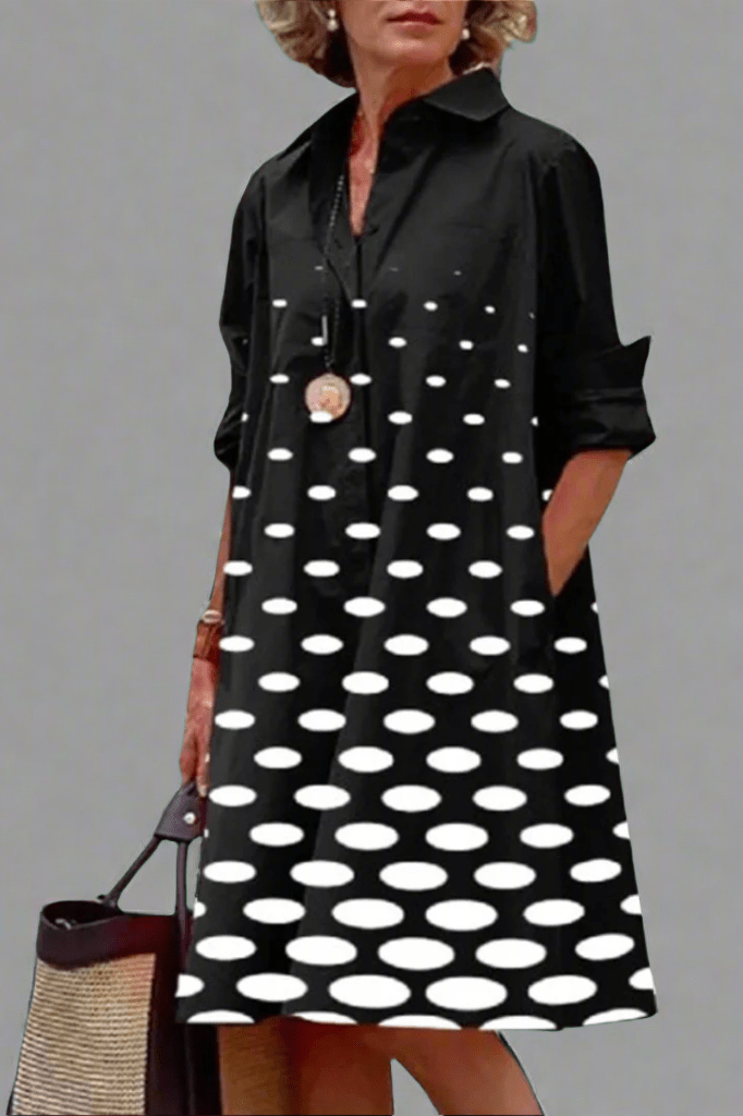 Yvonne - Luxe Midi Jurk met Elegante Ontwerp