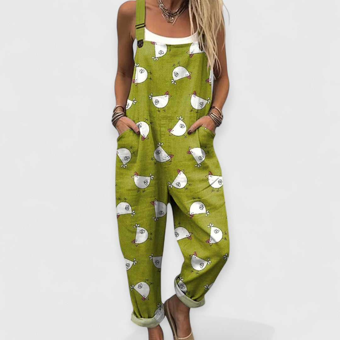 Althea | Ambachtelijke Vintage Jumpsuit voor een Unieke Look