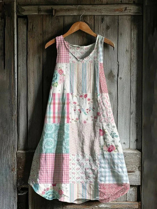 Rosalie – Jurk met pastelmotief
