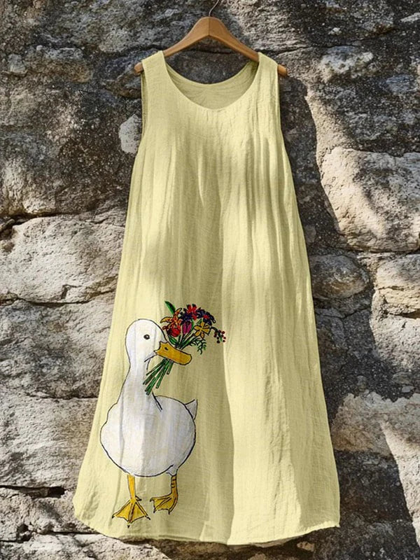 Capucine – Jurk met eendenmotief