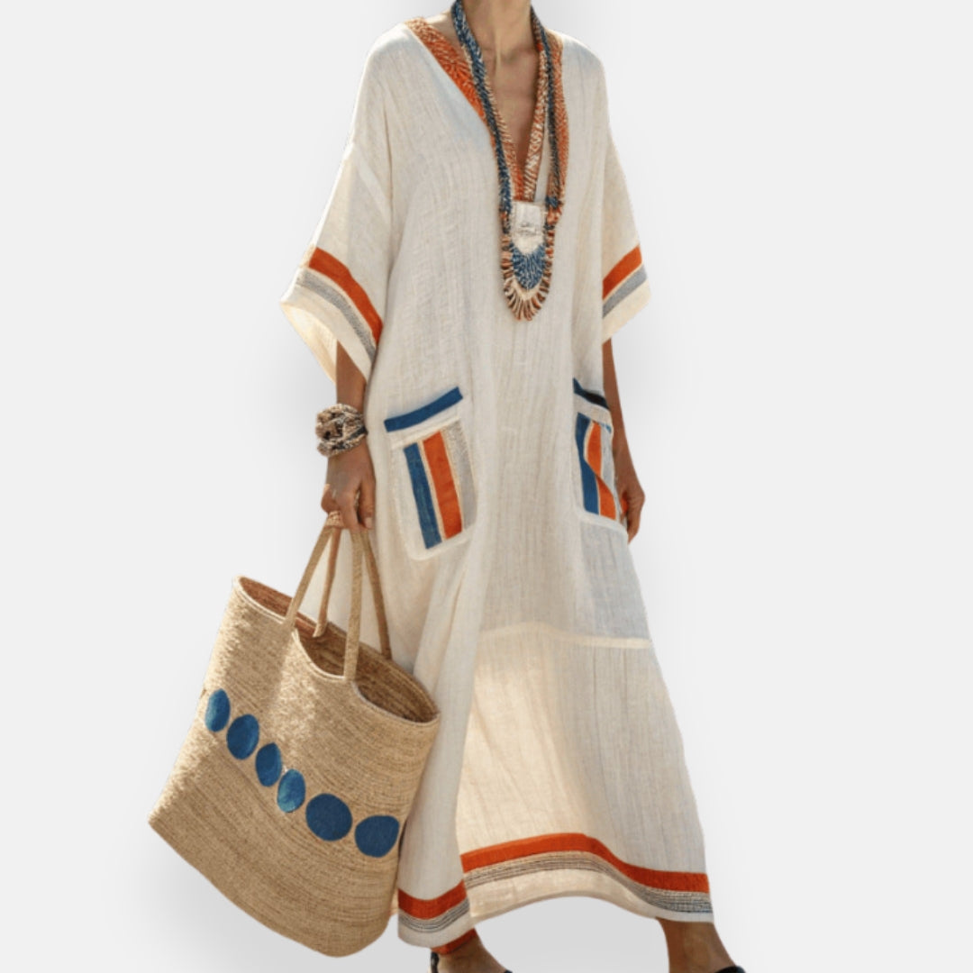 Agnès | Boheemse en luchtige kaftan jurk