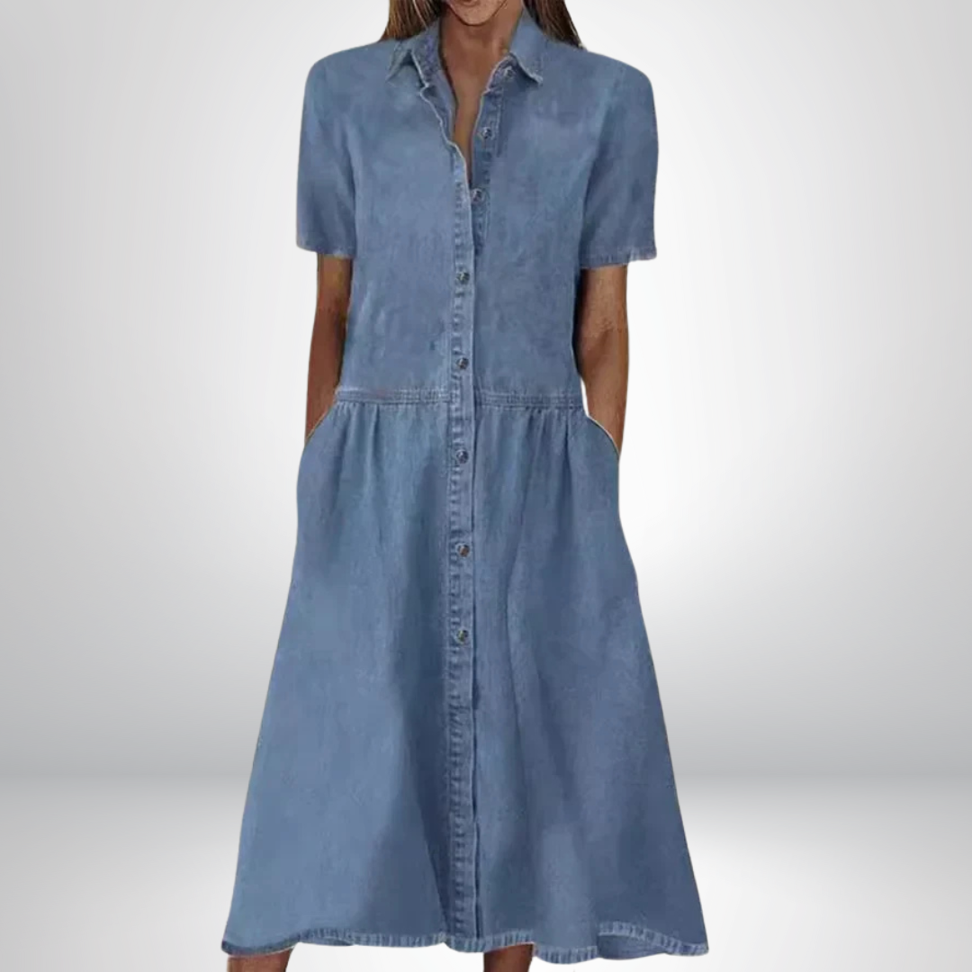 Sofia® | Stijlvolle Denimjurk