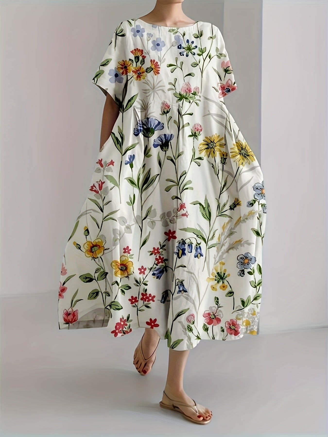 Joya - Jurk Symfonie van Wilde Bloemen