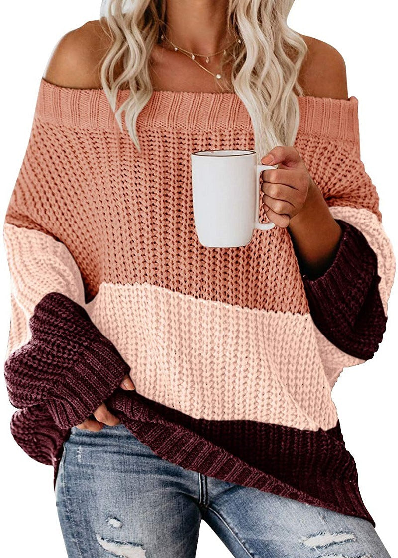 Dames Off Shoulder Casual Lange Mouwen Trui