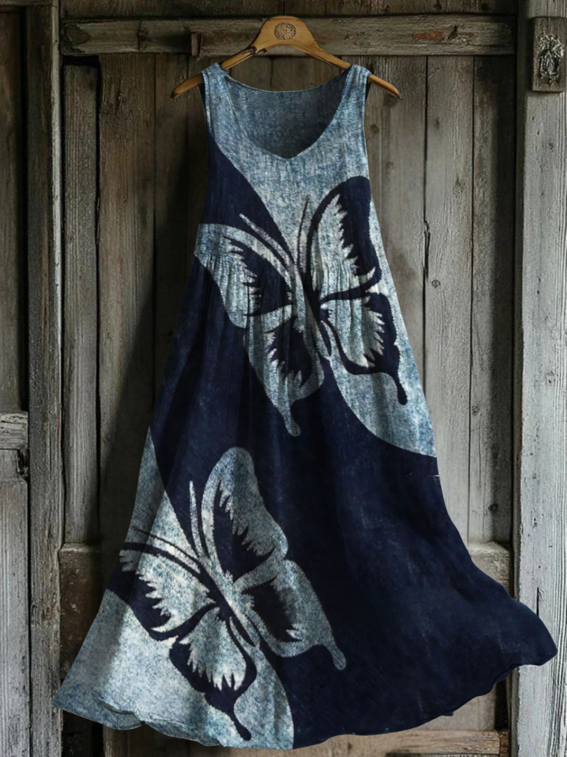 Marianne – Jurk met vlinderprint