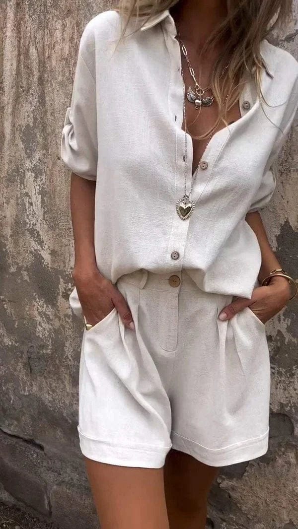 Auriana | Luxe Breeze Linnen Set