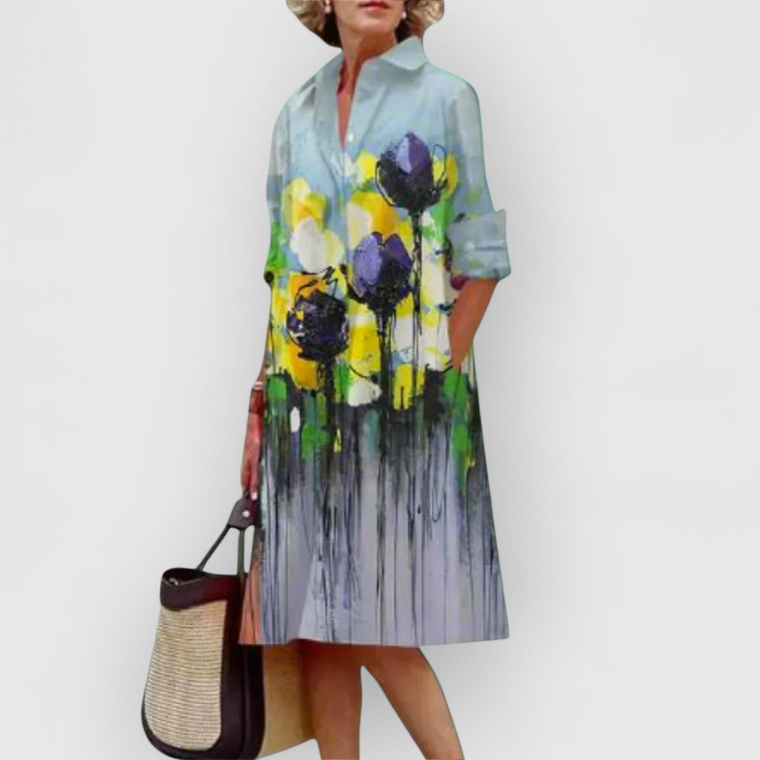 Aira | elegante florale jurk