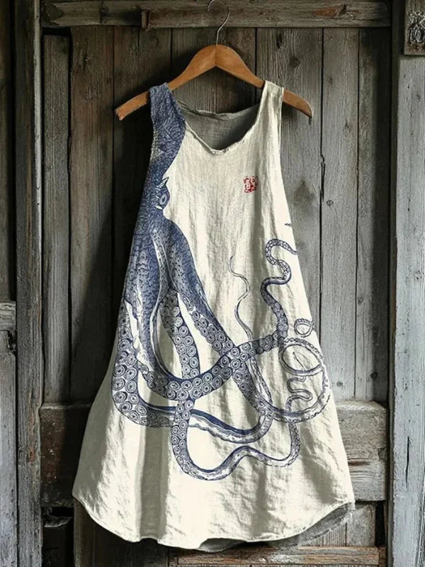 Ondine – Jurk met tentakelmotief