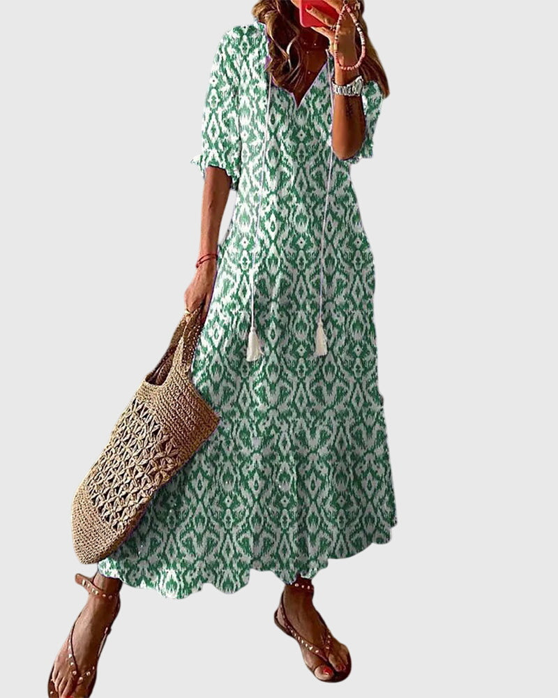 Amalia™ | Boho Vintage Zomerjurk