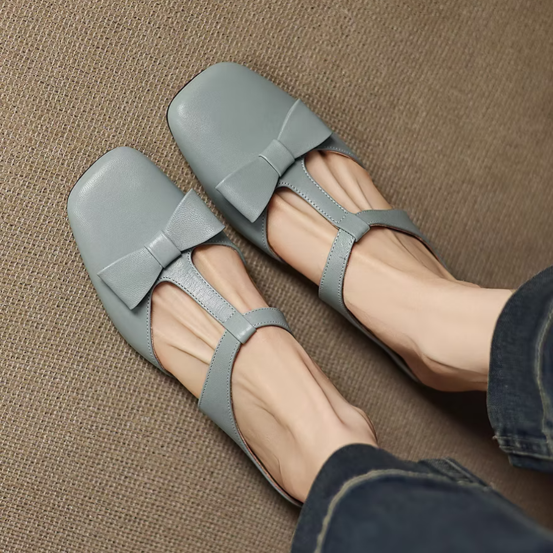 Lina Vierkante Teen Slippers
