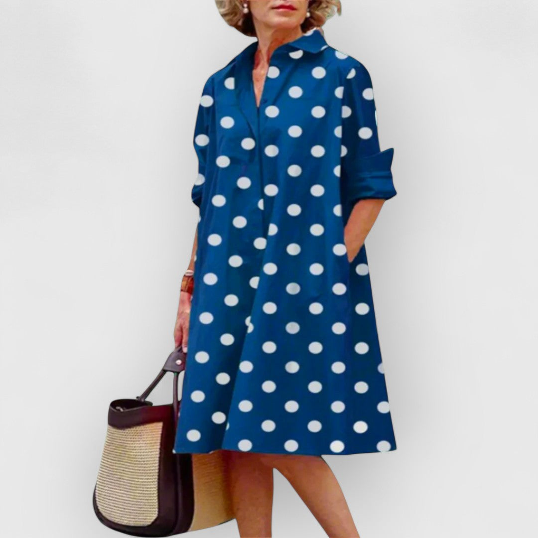 Emilia | Premium jurk met stippen