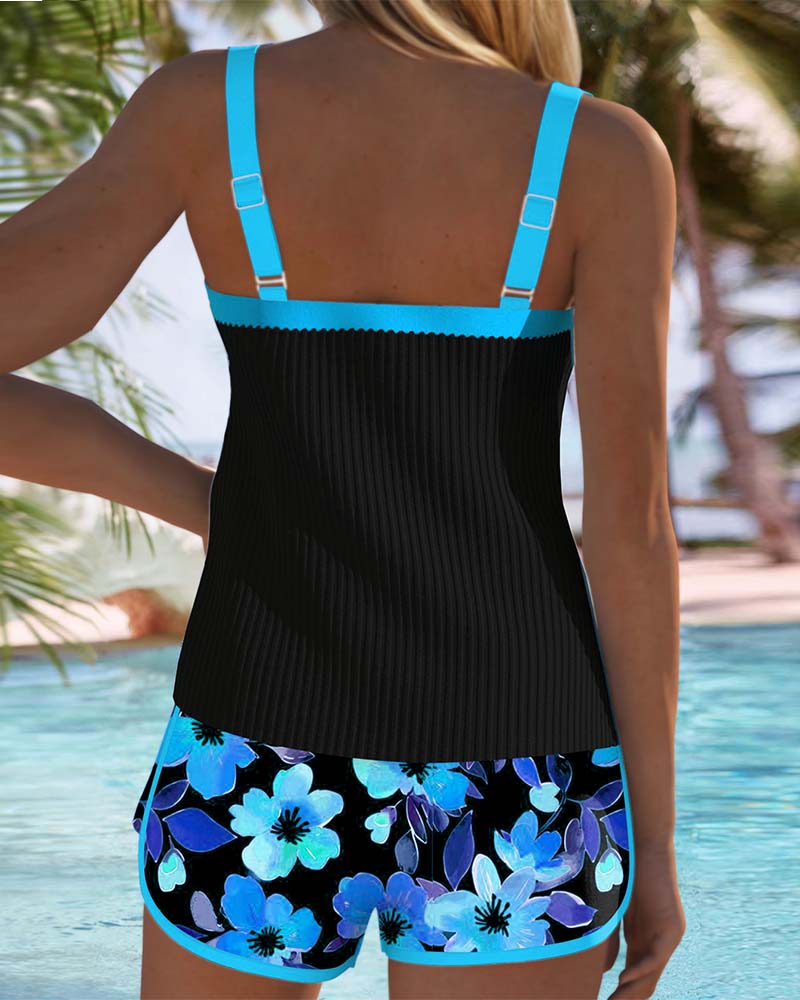 Annette | Elegante tweedelige tankini-set voor ontspannen zomerdagen