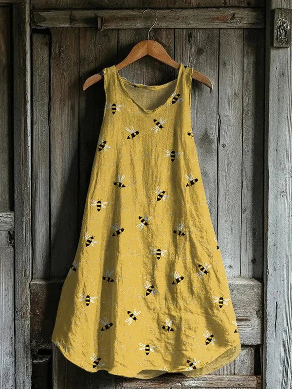 Clementine – Jurk met bijenmotief