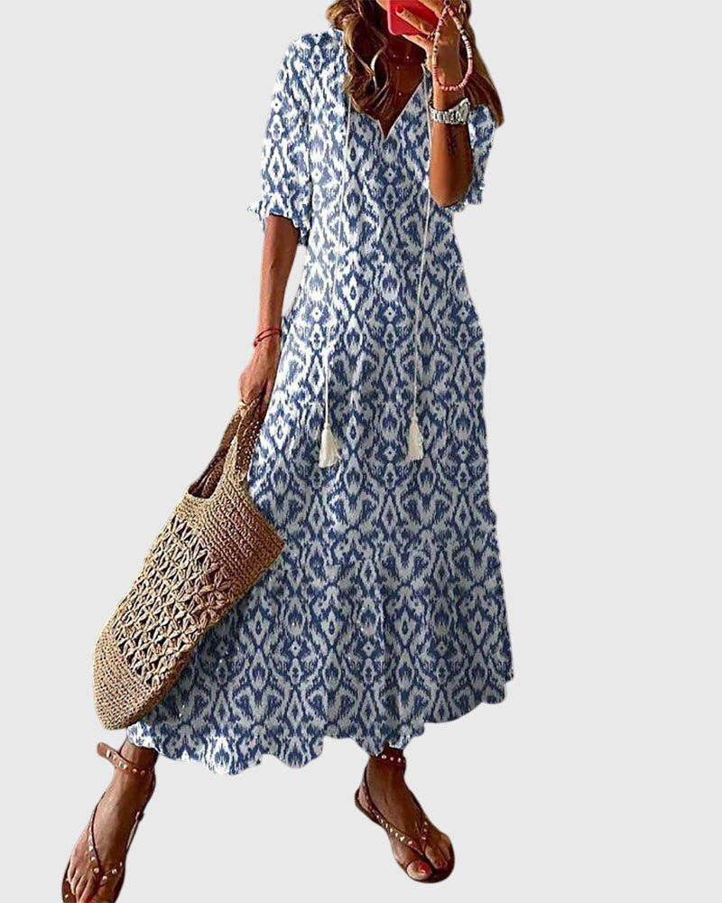 Amalia™ | Boho Vintage Zomerjurk