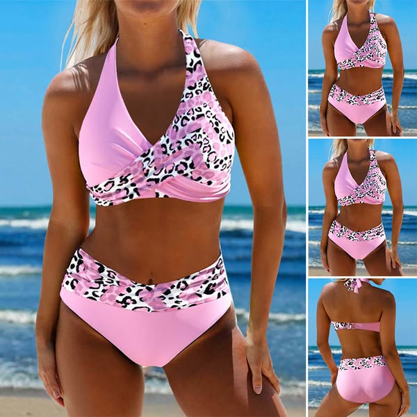 Elnora | Bikini met flatterende pasvorm en gekruist ontwerp