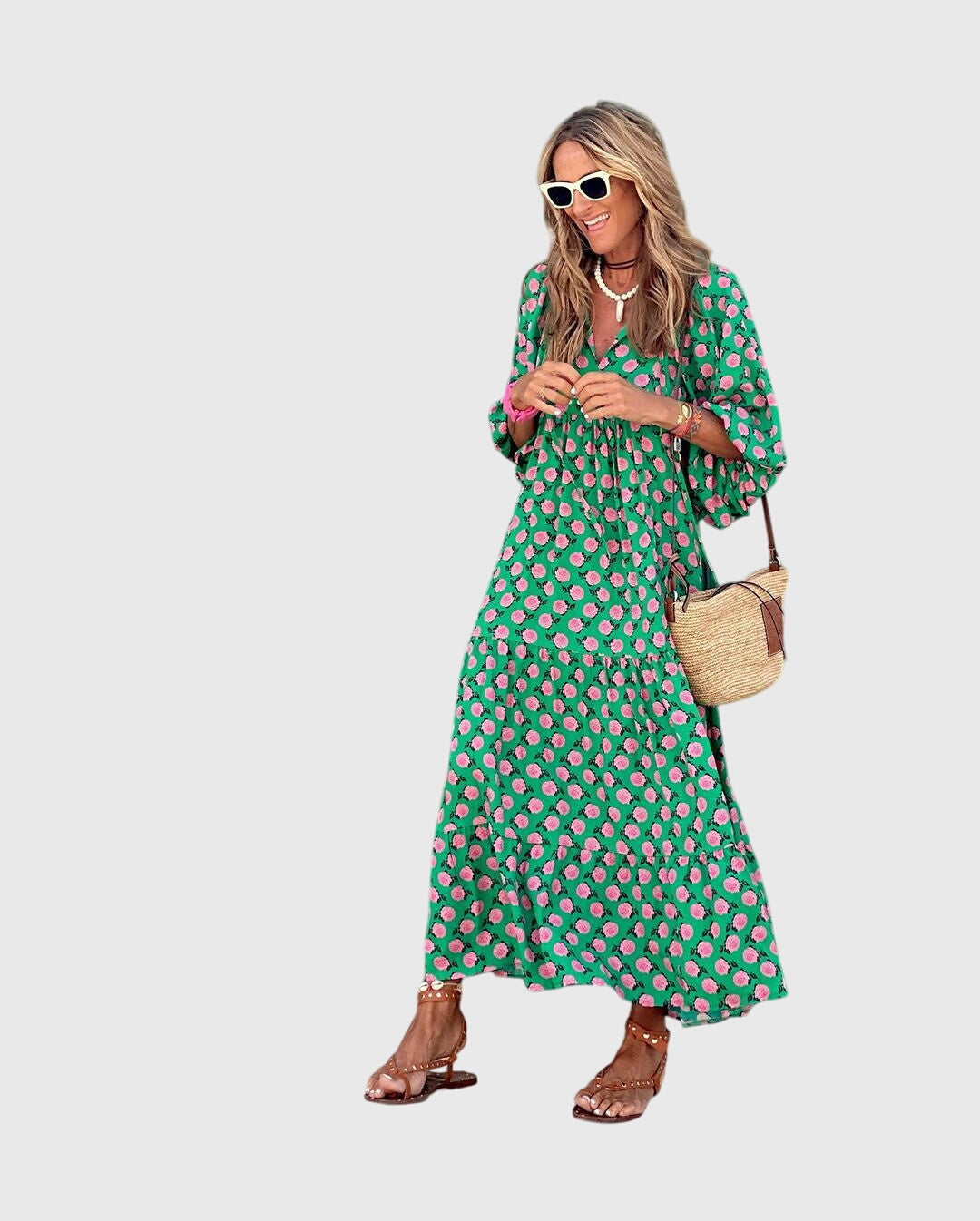Sarah™ - Boho Maxi Jurk