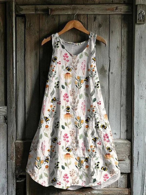 Florine – Jurk met bijenmotief