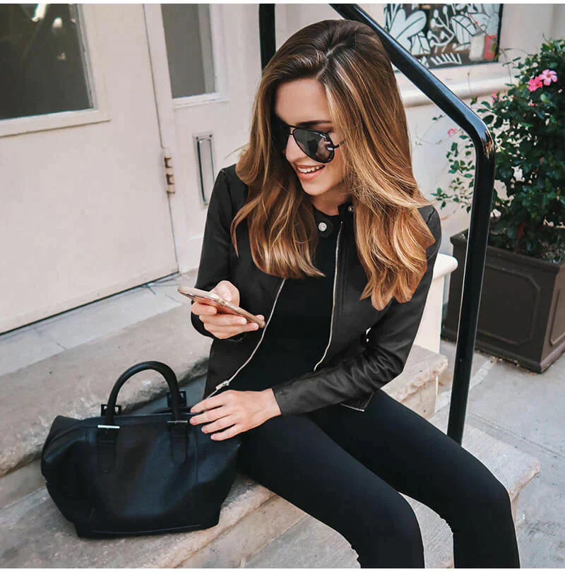 Sophia - Italiaanse Leren Jasje