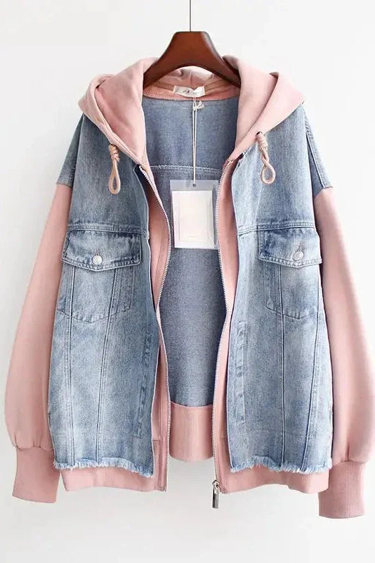 Bicolor Jeansjack